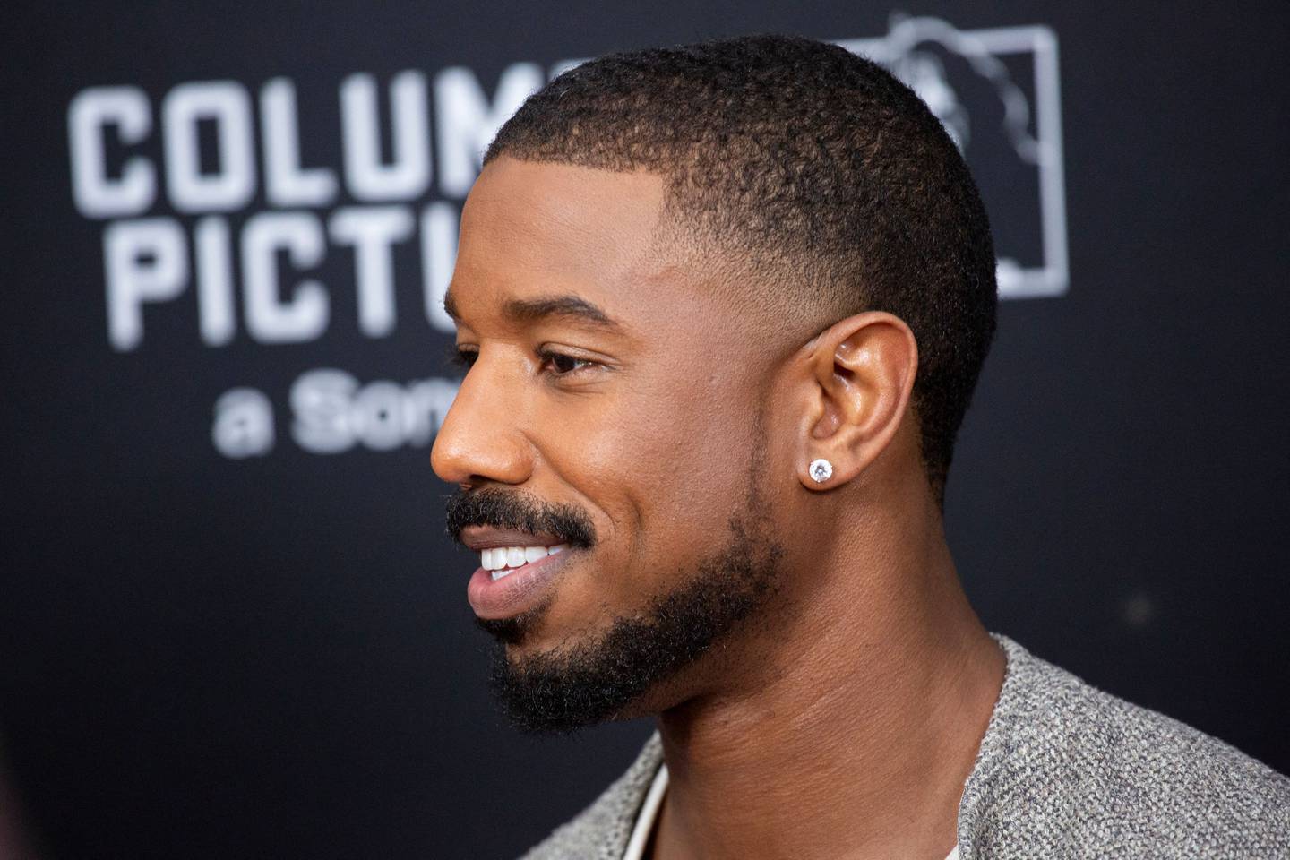 American actor Michael B. Jordan shows off a tapered fade.  AFPMore