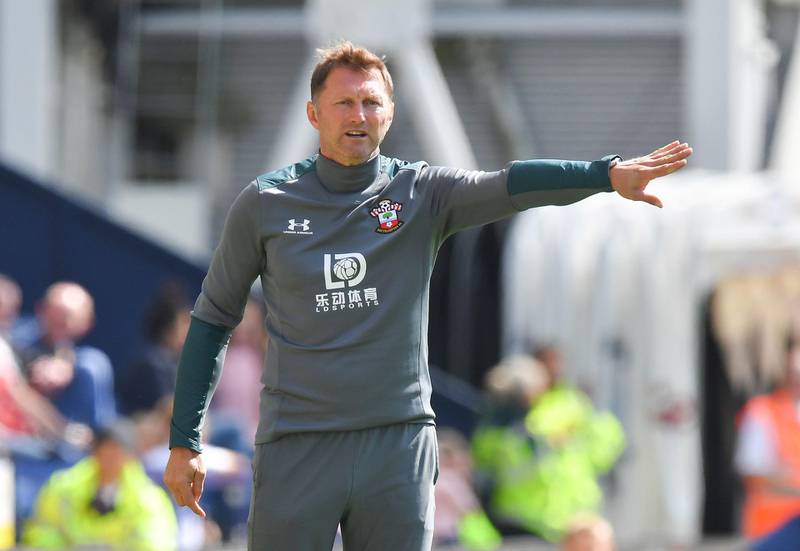 Southampton manager Ralph Hasenhuttl during the pre-season friendly match at Deepdale, Preston. PRESS ASSOCIATION Photo. Picture date: Saturday July 20, 2019. See PA story SOCCER Preston. Photo credit should read: Dave Howarth/PA Wire. RESTRICTIONS: EDITORIAL USE ONLY No use with unauthorised audio, video, data, fixture lists, club/league logos or "live" services. Online in-match use limited to 120 images, no video emulation. No use in betting, games or single club/league/player publications