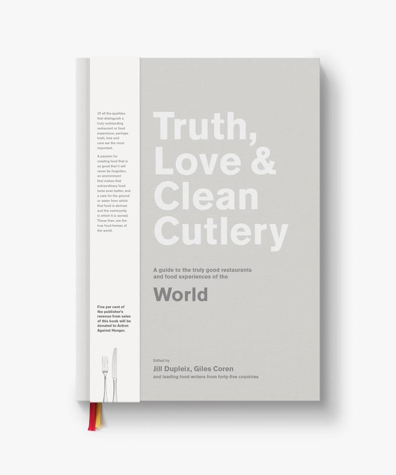 The cover of Truth, Love & Clean Cutlery. Courtesy Thames & Hudson