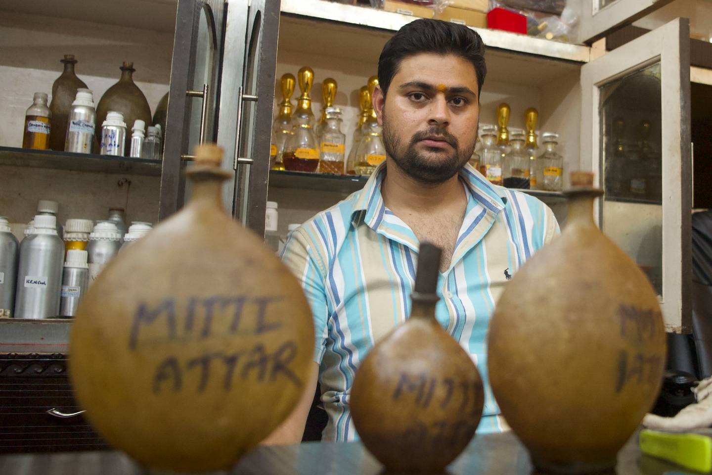 Perfumers in India’s city of fragrance capture the smell of rain in bottles