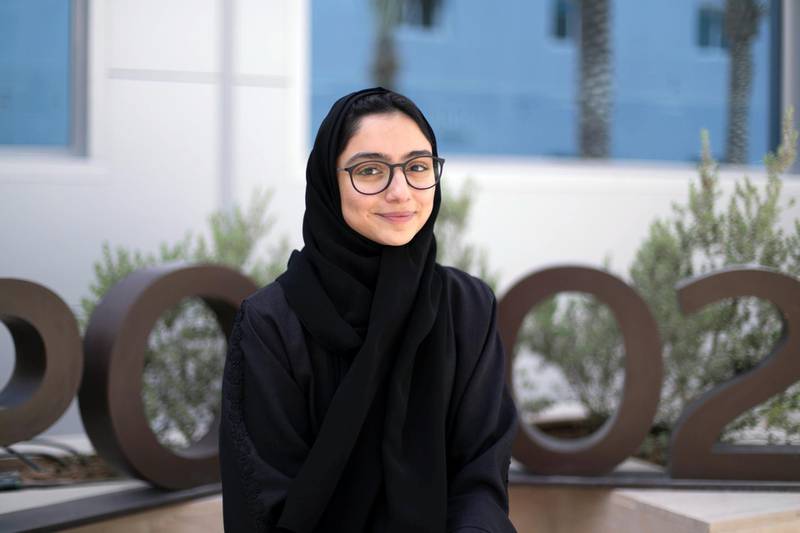 DUBAI, UNITED ARAB EMIRATES - May 30 2019.Ayesha Al Marzooqi, Assistant Manager, Sustainability and Innovation.Expo 2020's 22-hectare nursery home to thousands of water-efficient native and adaptive plants and trees.Greening the 4.38 square km Expo site off Jebel Ali is a massive undertaking, with 12,157 trees and palm trees, more than 256,000 shrubs and thousands more of ornamental and flowering plants and grass. (Photo by Reem Mohammed/The National)Reporter: Section: NA