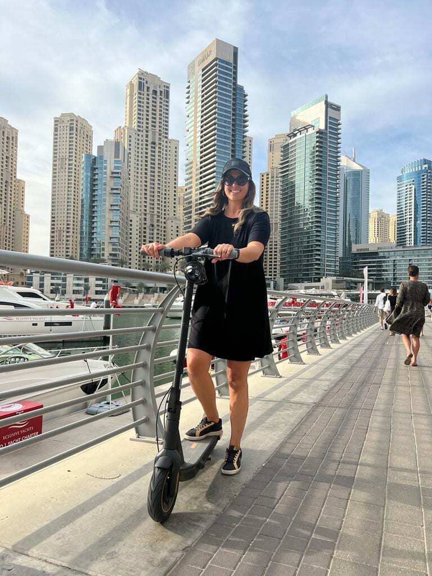 Alexis Sworder, 40, bought an e-scooter two years ago, and said it allowed her to avoid traffic congestion at busy times, and for her partner to use their shared car.
