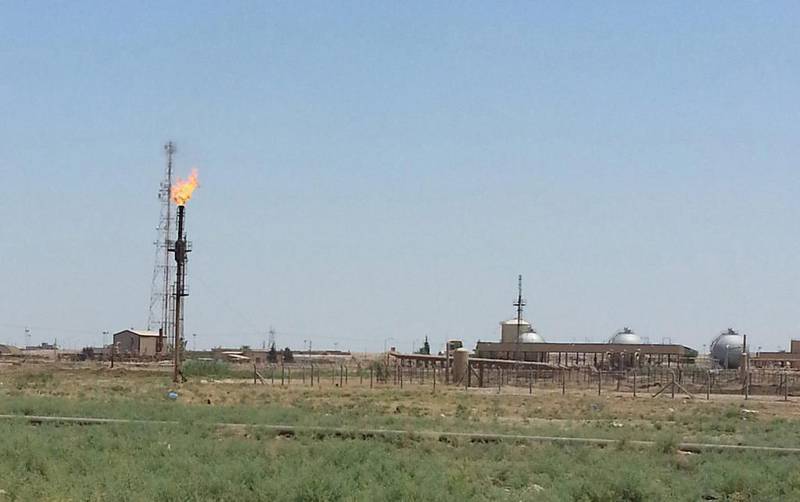The refinery at the Bai Hassan oilfield in northern Iraq, which was seized from Baghdad’s control along with two oilfields by Kurdish security forces on July 11, 2014. EPA / June 19, 2014
