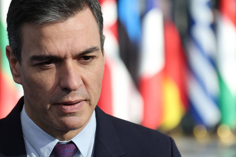 Spain's government has complained that Prime Minister Pedro Sanchez's phone has been tapped. AFP