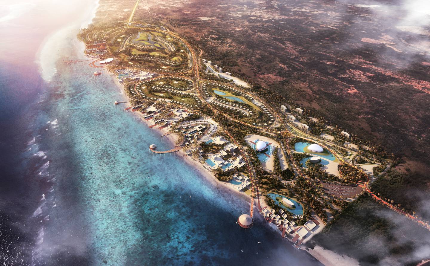 Blue Amber is set on four kilometres of prime Indian Ocean beachfront. Courtesy Blue Amber