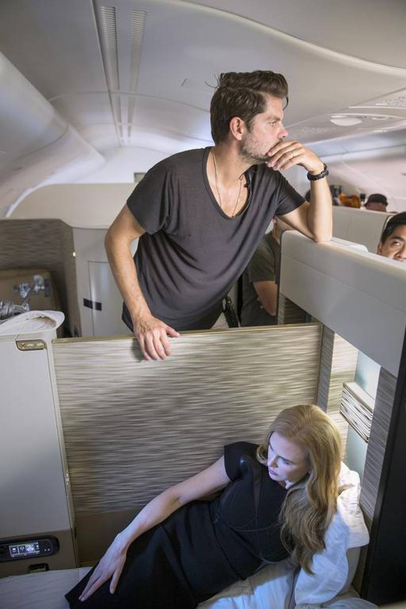 The advertisement was shot on board Etihad Airways’ new flagship Airbus A380 and at several sites around the world, including Abu Dhabi, Marseilles and Prague.