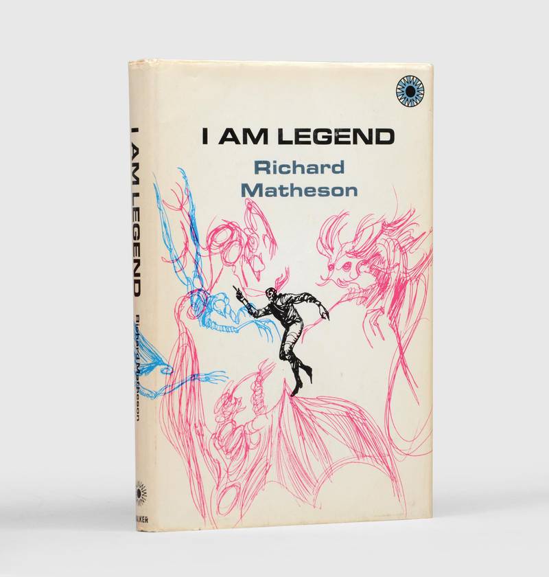 A signed hardcover first edition of 'I Am Legend' by Richard Matheson – a highly influential novel in “the last man” genre – on sale for £2,250 (Dh10,500). Peter Harrington