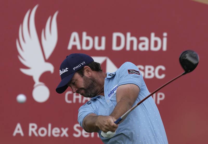 Scott Jamieson regained the lead at Abu Dhabi HSBC Championship on Saturday. AP