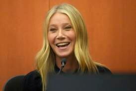 Gwyneth Paltrow is asked if she is friends with Taylor Swift. AP