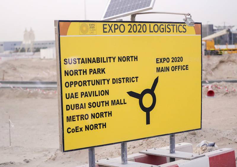 Dubai, United Arab Emirates, May 21, 2019.    An iftar tour of the expo 2020 site.--  EXPO 2020 Logistics.Victor Besa/The NationalSection:  A&LReporter:  Anna Zacharias