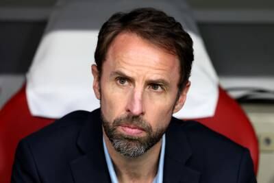 England manager Gareth Southgate watches the action. Getty