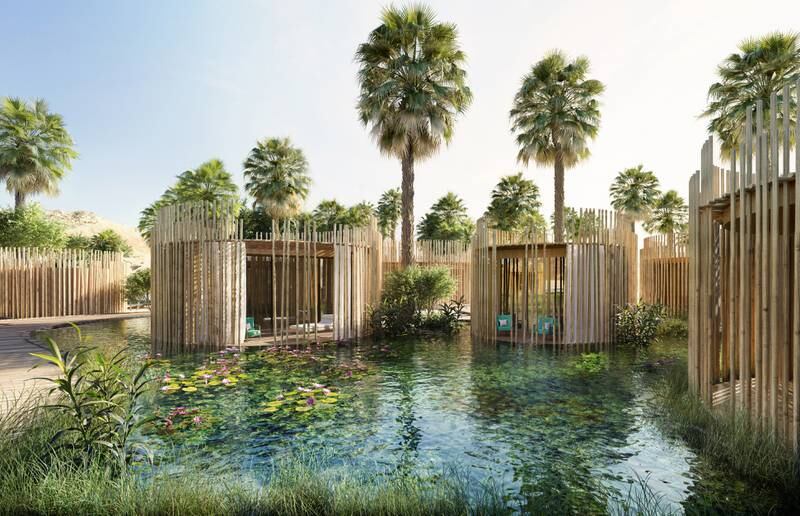The spa will be set within a private oasis. Photo: Rosewood Hotels & Resorts