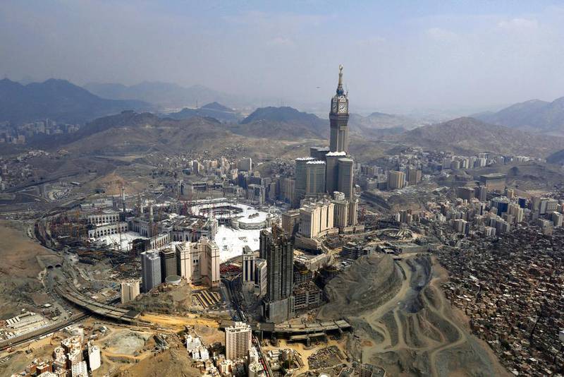 The third phase of the expansion of Mecca’s Grand Mosque would accommodate more than 1.6 million worshippers when finished. Muhammad Hamed / Reuters