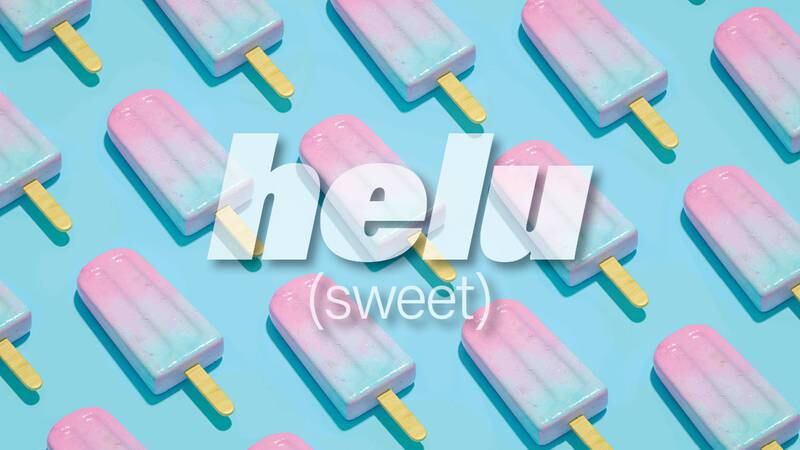 The Arabic word 'helu' translates in English to 'sweet'. Nicholas Donaldson / The National