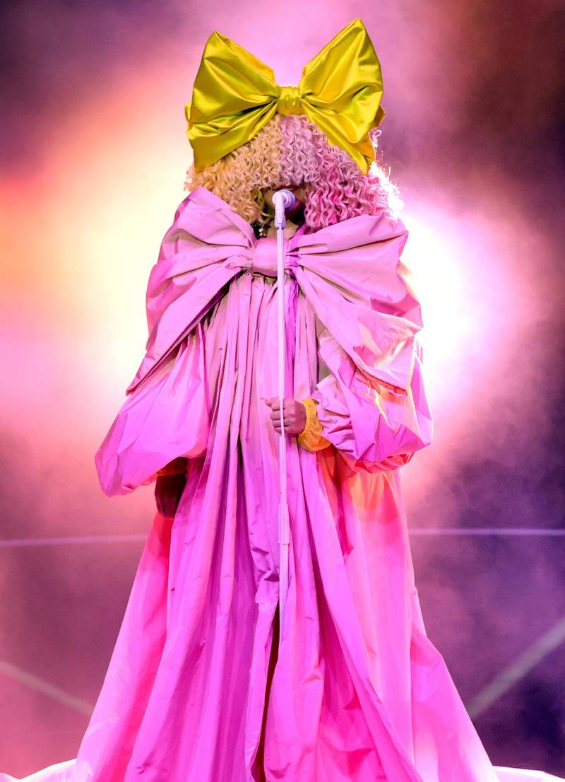 Sia performs onstage at the Billboard Music Awards. Reuters