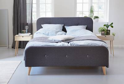 Kongsberg bed frame (140 x 200cm); Dh700