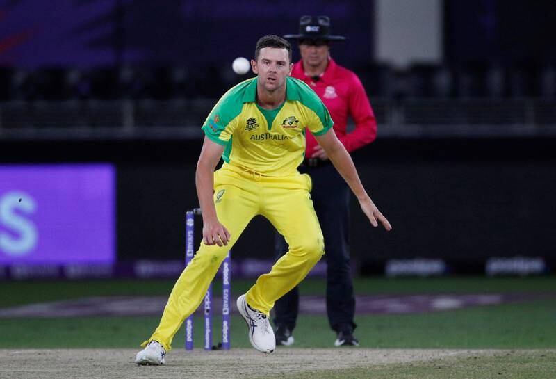 Star of Australia's victorious T20 World Cup campaign, Josh Hazlewood picked up 23 wickets in 15 matches at an economy of 6.87. Reuters