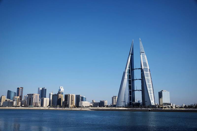 A general view shows the Bahraini capital, Manama, on February 10, 2016.
Five years after the popular uprising was harshly repressed, the Kingdom of Bahrain is locked in a political stalemate coupled with an economic crisis that underline the urgency of a compromise between the rulers and the opposition, according to experts. / AFP PHOTO / MOHAMMED AL-SHAIKH / TO GO WITH AFP STORY BY TAIEB MAHJOUB