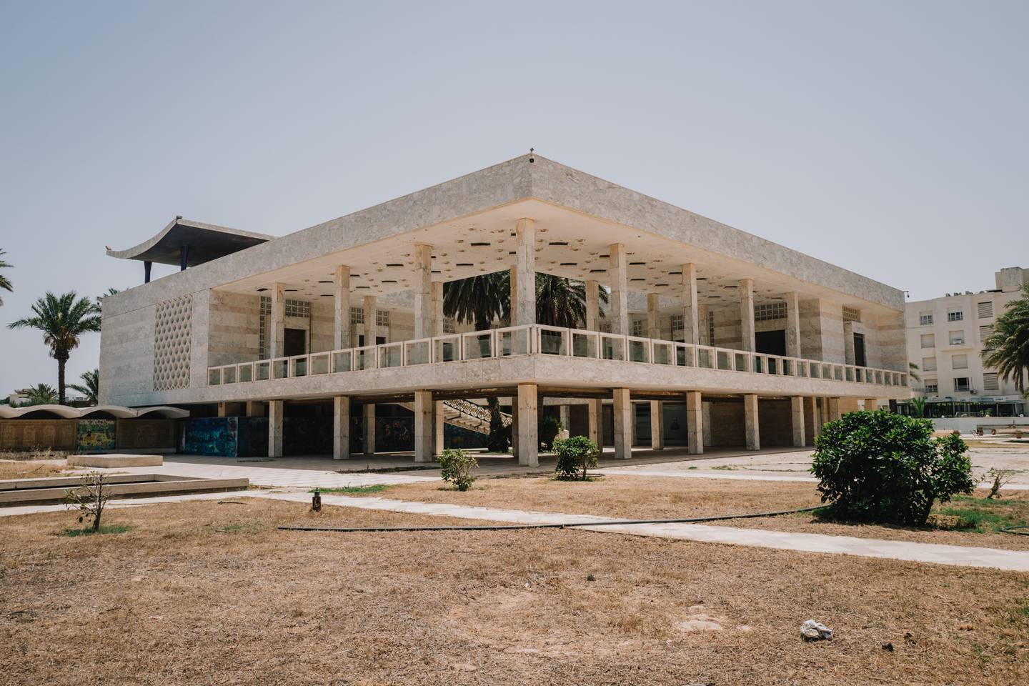 Habib Bourguiba commissioned French-Tunisian architect Olivier-Clement Cacoub to create the marble palace, which was innaugruated in 1962. Erin Clare Brown / The National