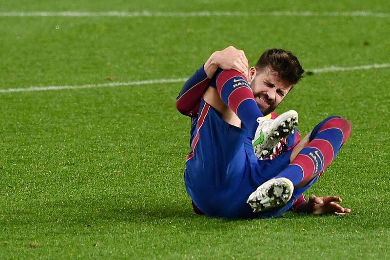Gerard Pique 8 - Barcelona’s saviour to send the game to extra time in the 93rd minute, Pique got on the end of a Griezmann cross to level the tie at the death. Until then, he’d had a quiet but effective game at the game. AFP