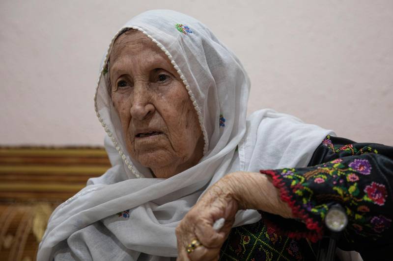 About 86 years old Palestinian refugee Hana Khalil Emselem Edieb sits in Baqa'a Palestinian refugee urban camp, near Amman, Jordan. Ms. Edieb is originally from Dawaymeh, a village near Hebron in what used to be Palestine, she left her village with her family to flee violence in 1948, they stayed on the move depending on the advance of violence until they reached Ariha in the Jordan valley where they settled for about 20 years, they ended up leaving it during the 1967 Arab-Israeli conflict to move to the Baqa'a Palestinian refugee urban camp. The family left with little, but still has the key to their old village home. World Refugee Day is marked annually on 20 June. According to the UNHCR, more and more refugees today live in urban settings outside refugee camps.  EPA