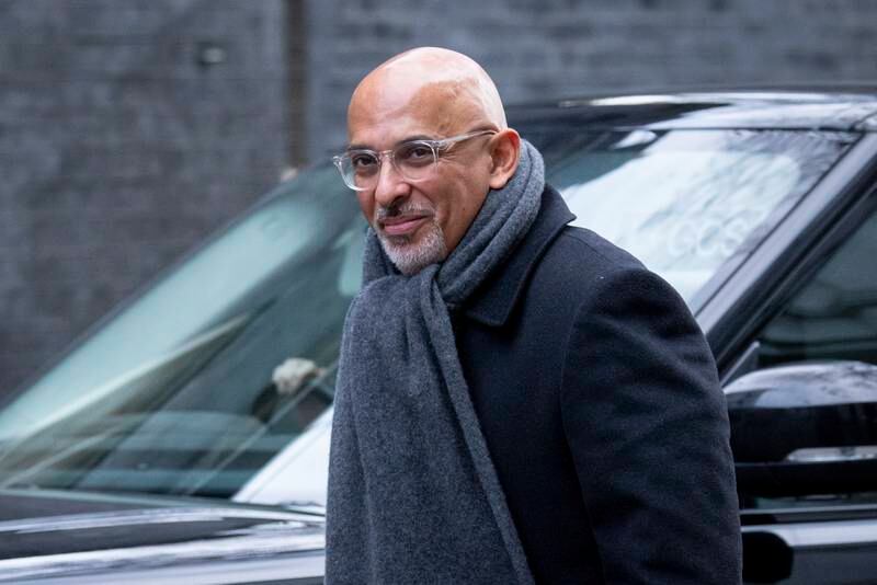 Britain's minister without portfolio and Conservative Party chairman Nadhim Zahawi. EPA