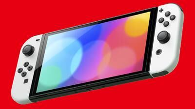 The Nintendo Switch OLED will launch on October 8 for $350. Courtesy Nintendo
