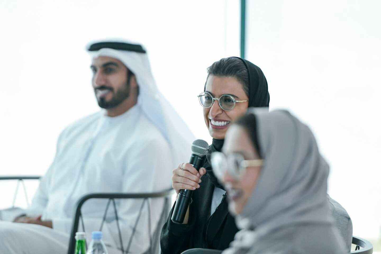 Noura Al Kaabi, Minister of Culture and Youth, says the participation of a group of UAE creatives, including both Emirati and resident artists, at the Smithsonian Folklife Festival 'reflects the rich heritage of our country'. Khushnum Bhandari / The National 


