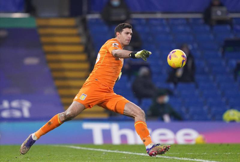 ASTON VILLA RATINGS: Emiliano Martinez, 7 - Could not make it five clean sheets in his last six appearances for Aston Villa when he guessed wrong prior to Anthony Martial’s close range first-half header. Little he could have done about Fernandes’ superbly taken penalty when United quickly re-established their lead. Otherwise made a handful of eye-catching saves to restrict the hosts to two. EPA