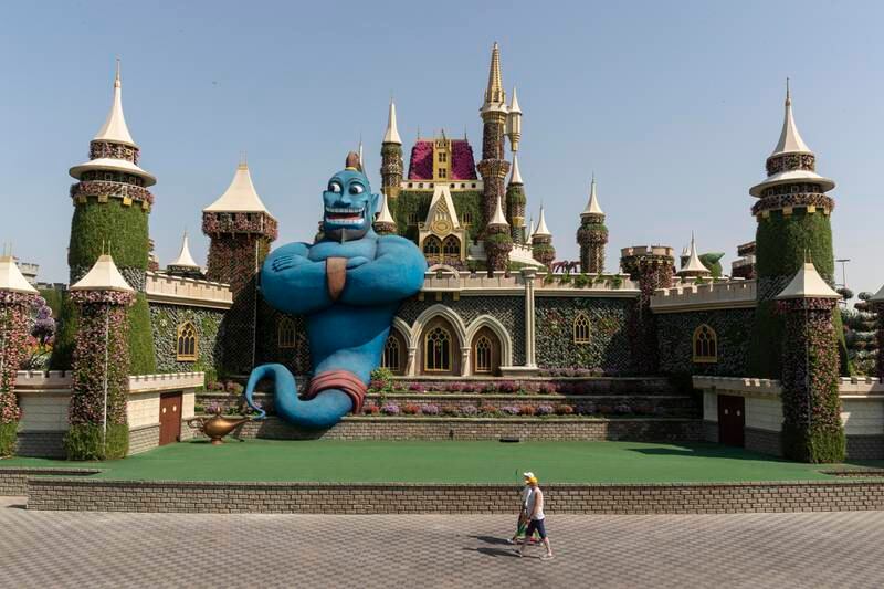 Also on the list of new attractions at Dubai Miracle Garden is a genie that stands 15 metres tall