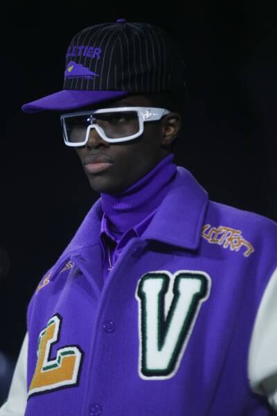 vuitton baseball jacket purple