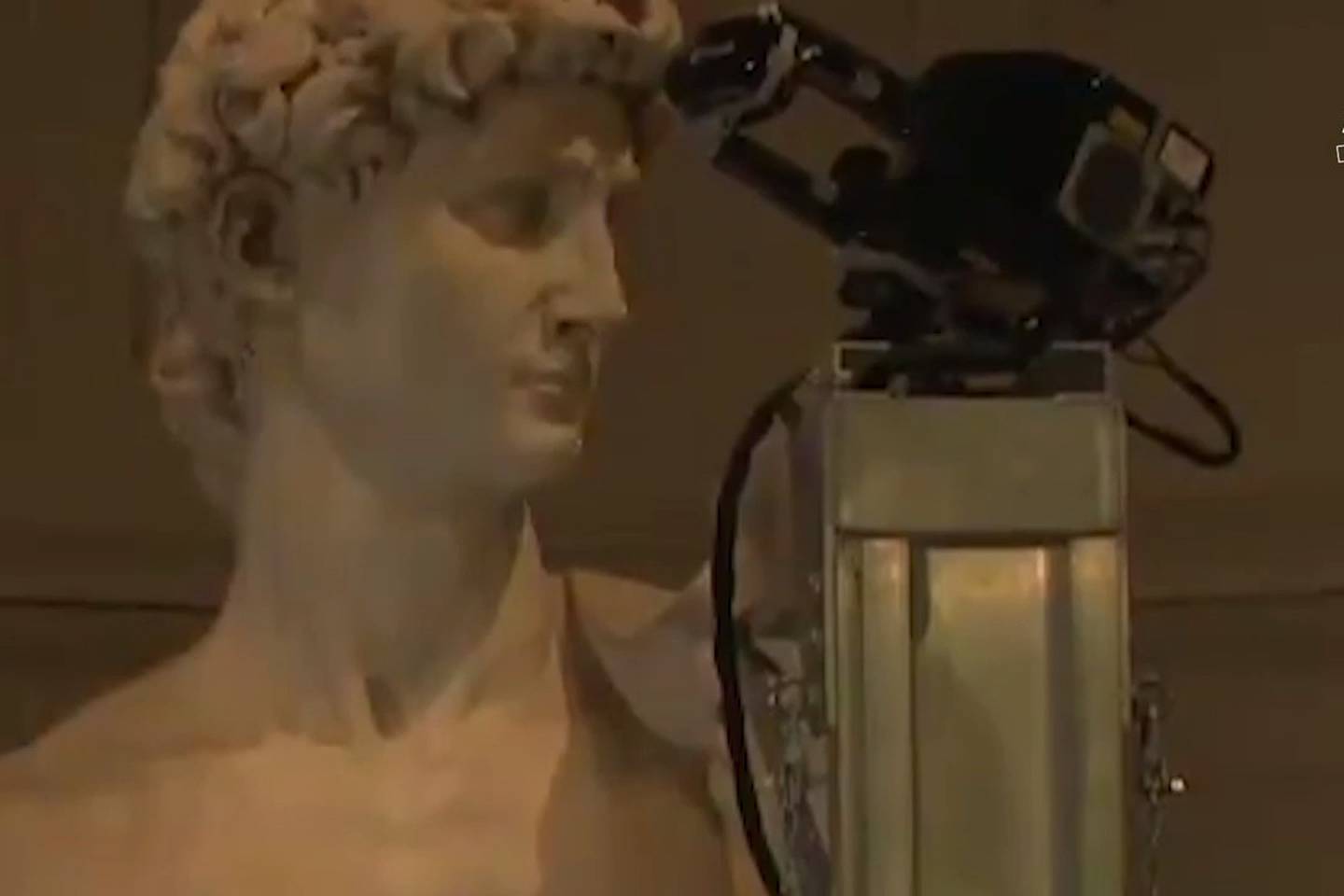 Replica of Michelangelo's David for the Italian pavilion at Expo Dubai