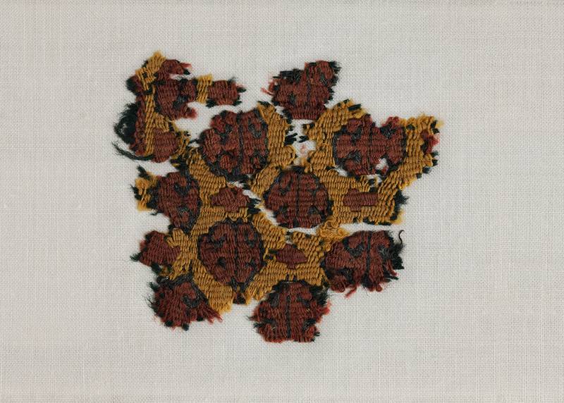 A fragment of wool tapestry from Dura-Europos, circa 200–256