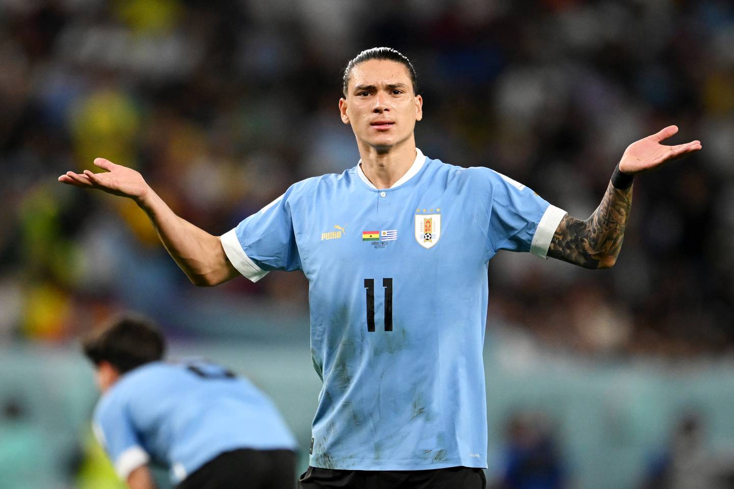Darwin Nunez is set to join the Liverpool squad in Dubai as a result of Uruguay's group-stage exit at the World Cup. Getty