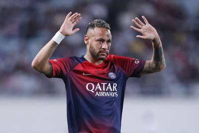 Neymar could be latest star to join the Saudi Pro League. AFP