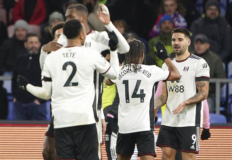 Fulham v Southampton (7pm): Along with Newcastle, Fulham are the success stories of the season so far, underlined by their impressive win at Palace on Boxing Day. The Saints, however, are now bottom after four defeats on the spin. Prediction: Fulham 2 Southampton 0. PA
