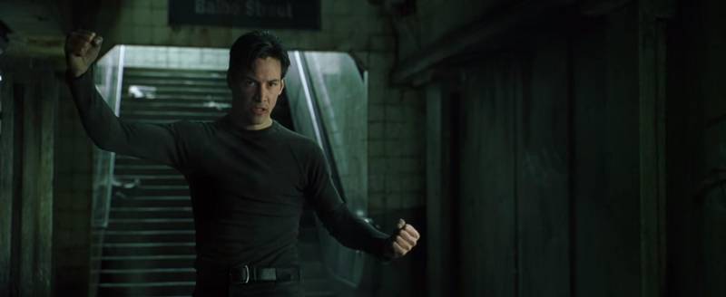 Keanu Reeves in 'The Matrix' (1999). IMDB / Warner Bros 