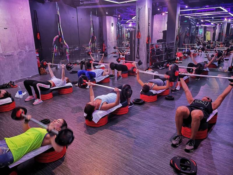People who exercise regularly are less likely to suffer with mental health problems, according to the experts. NRG Fitness