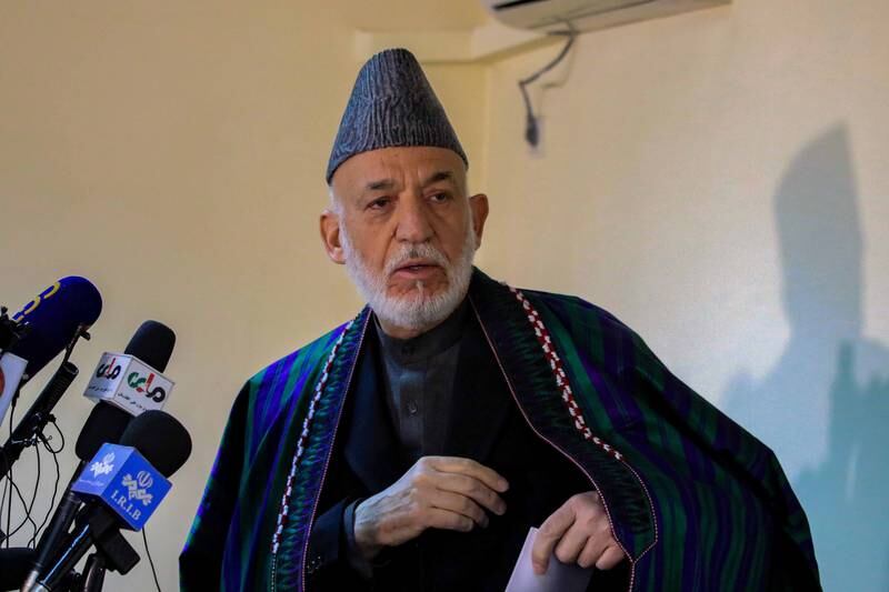 Hamid Karzai was president of Afghanistan from 2002 to 2014. EPA