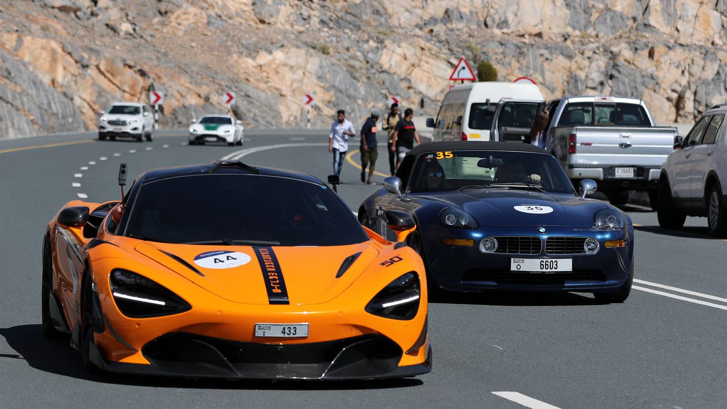 Classic cars conquer Jebel Jais in first pan-Emirates rally