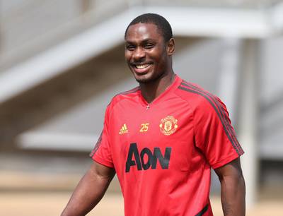 MANCHESTER, ENGLAND - JUNE 17: (EXCLUSIVE COVERAGE) Odion Ighalo of Manchester United at Aon Training Complex on June 17, 2020 in Manchester, England. (Photo by Matthew Peters/Manchester United via Getty Images)