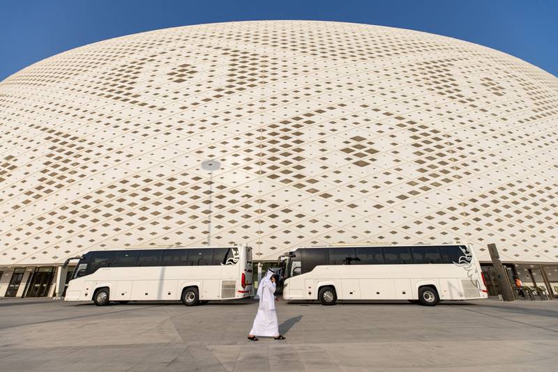 The Al Thumama Stadium in Doha, Qatar, will host matches for the Fifa World Cup 2022 later this year. Bloomberg