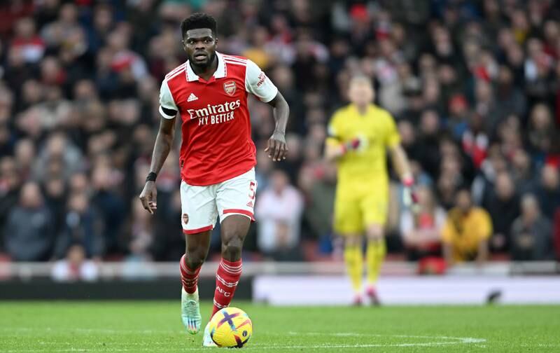 Thomas Partey - 6 Quickly helped the Gunners win the ball back in midfield and kept things ticking over. Guilty of trying to thread passes on a couple of occasions when hitting a shot seemed like the better option. EPA