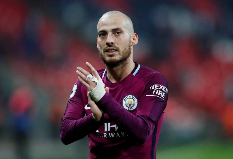 Left midfield: David Silva (Manchester City) – Another exhibition of classy passing. The Spaniard helped City gain control in the crucial first half-hour at Wembley. David Klein / Reuters