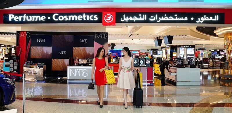 Dubai Duty Free shops at Dubai International airport . Courtesy Dubai Duty Free