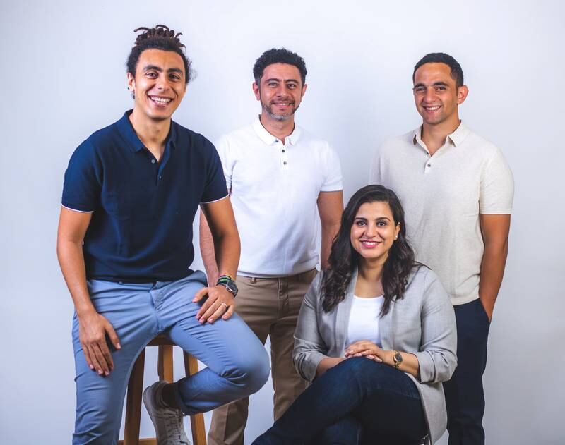 Hawaya co-founders Sameh Saleh, Tamer Saleh, Shaymaa Ali, Ali Khaled. Courtesy of Hawaya 