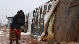 Lebanon's winter storm floods refugee settlements and leaves thousands at risk