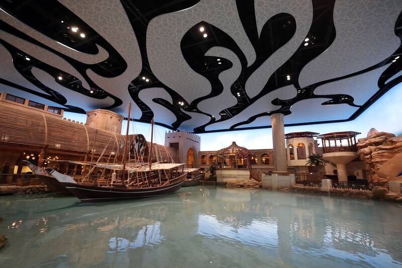 An authentic souq recreated at the Abu Dhabi Ocean realm 