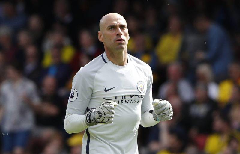 Goalkeeper Willy Caballero was one of three players released by Manchester City on Thursday, May 25, 2017.