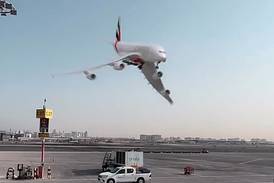 Sheikh Hamdan reposts playful video of Emirates plane pretending it's a bird
